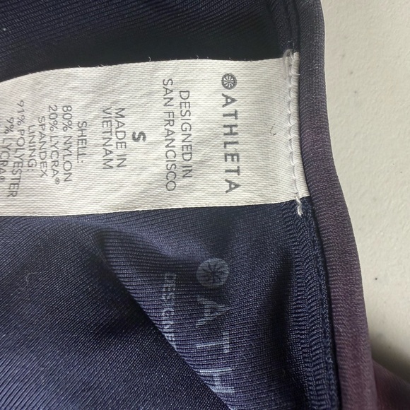 Athleta Multicolor Tie-Dye Bikini Set — Purple & Blue Hues - Picture 5 of 5